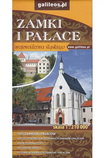 Zamki i pa�ace wojew�dztwa �l�skiego 1:210 000