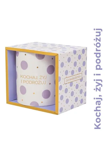 Be-Happy Gifts Kubek prezentowy Kochaj, �yj i podr�uj