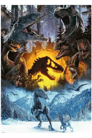 Puzzle 1000 el. W �wiecie Parku Jurajskiego Trefl