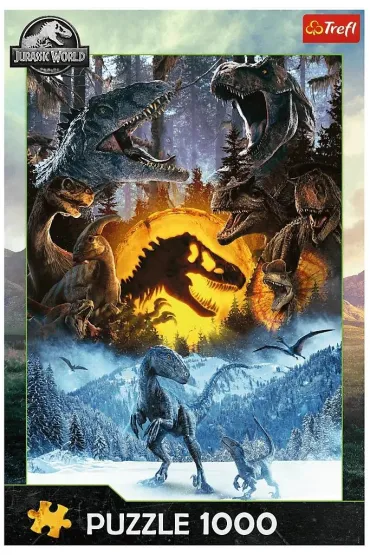 Puzzle 1000 el. W �wiecie Parku Jurajskiego Trefl