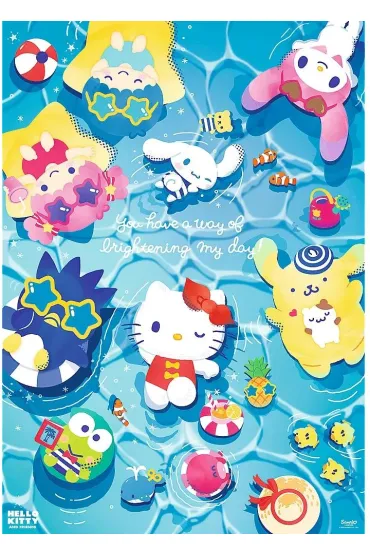 Puzzle 1000 el. Hello Kitty Letni relaks Trefl