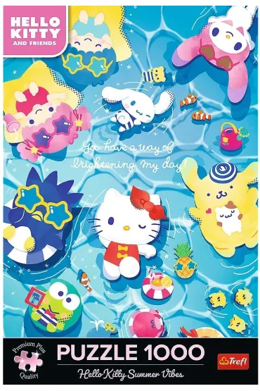 Puzzle 1000 el. Hello Kitty Letni relaks Trefl