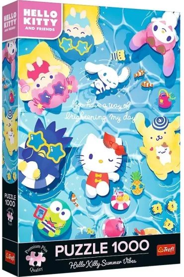 Puzzle 1000 el. Hello Kitty Letni relaks Trefl