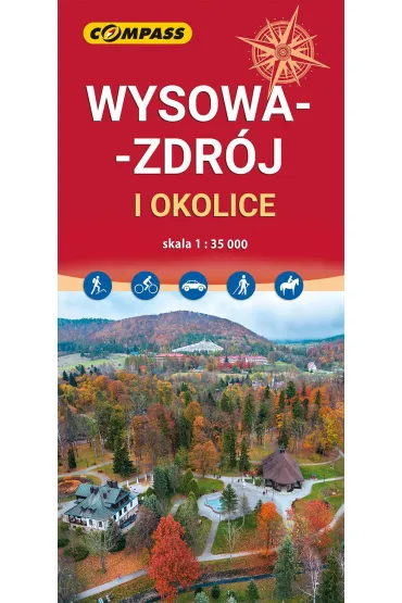 Wysowa-Zdr�j i okolice. Mapa turystyczna w skali 1: 35 000