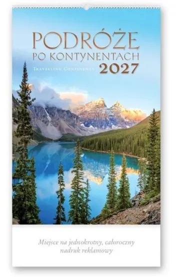 Lucrum Kalendarz 2027 reklamowy Podr�e po kontynentach