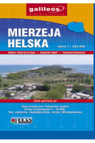 Mierzeja Helska. Mapa turystyczna