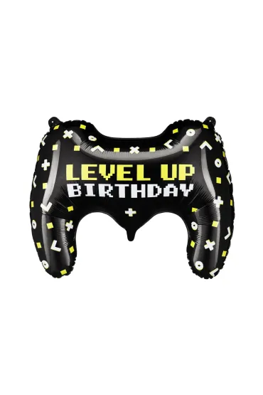 PartyDeco Balon foliowy Gamepad 72x52cm