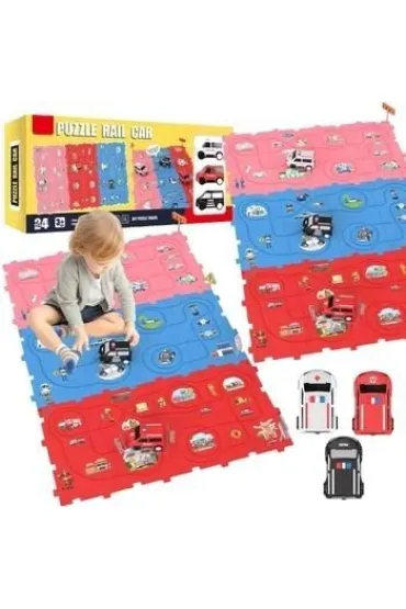 Puzzle tor przeszk�d ambulans stra� Maksik