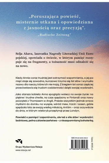 Dzie�, w kt�rym wieloryb przep�yn�� przez Londyn - Selja Ahava