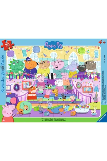 Puzzle 39 Celebrate with Peppa Frame Ravensburger