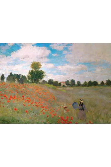 Puzzle 1000 el. The Poppy Field by Monet Eurographics