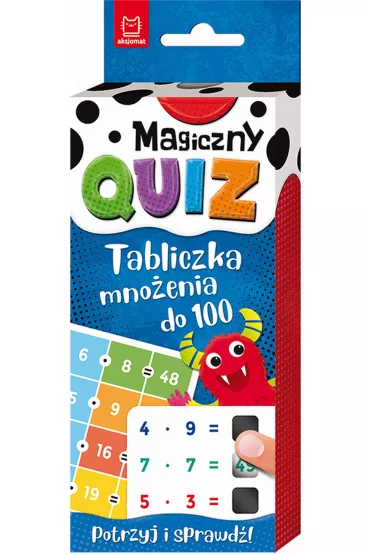 Ksi��ka Magiczny quiz. Tabliczka mno�enia do 100 - Agnieszka Bator