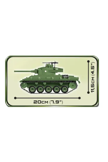 Historical Collection WWII M24 Chaffee 588 element�w 2543