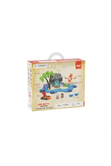 Mini Waffle City Klocki Mini Waffle 148 elementw Wyspa skarbw