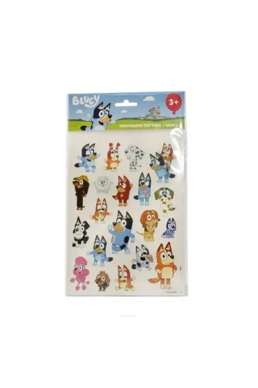 Tatua�e zmywalne Bluey 40 szt Micki