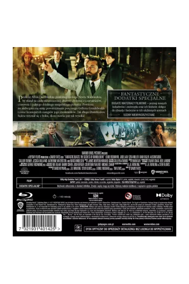 Fantastyczne Zwierz�ta: Tajemnice Dumbledore'a (Blu-ray) - Eddie Redmayne