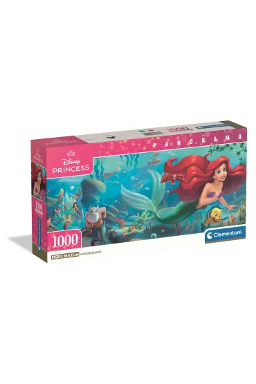 Puzzle 1000 el. Panorama Compact - Disney Princess Clementoni