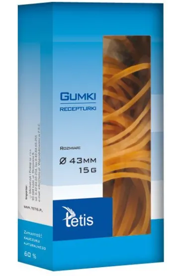 Tetis Gumki recepturki 43 mm, 15 g