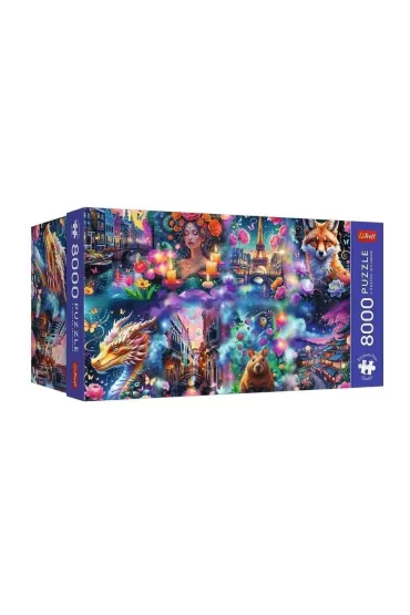 Puzzle 8000 Colorful World TREFL