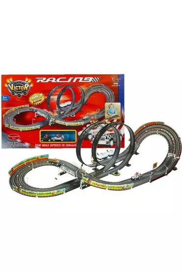Tor Samochodowy Mario RC 2 auta LeanToys