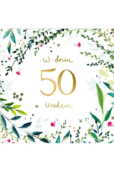 AbCard Kartka okoliczno�ciowa Urodziny 50