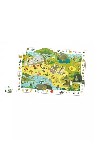 Puzzle obserwacyjne 54 el. Zwierz�ta dzikie Edgard