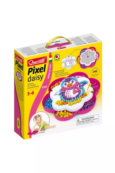 Mozaika Pixel Daisy Kurka 240 element�w Quercetti