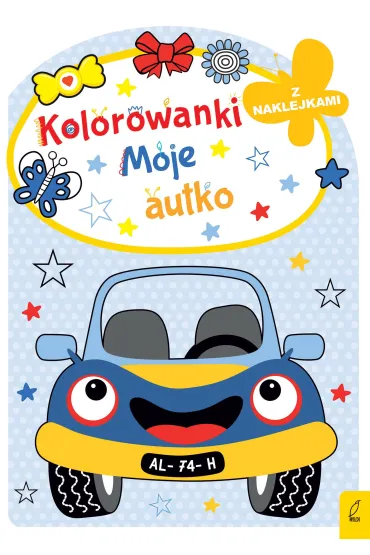 Moje autko. Kolorowanka z wykrojnikiem