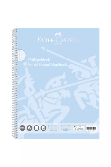Faber-Castell Ko�onotatnik A4 kratka 80 kartek