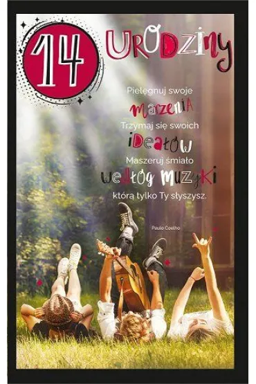 AbCard Kartka okoliczno�ciowa Urodziny 14 U92