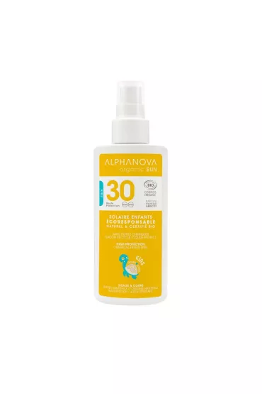 Alphanova Sun Kids, Spray przeciwsoneczny, filtr SPF 30 125 g
