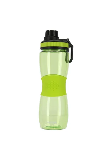 Bidon na wod� Strigo z gumowym uchwytem zielony