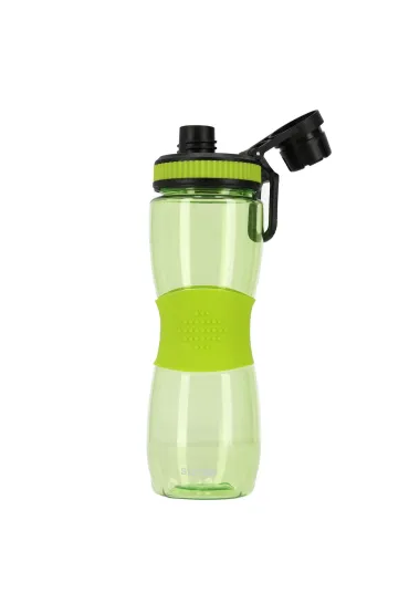 Bidon na wod� Strigo z gumowym uchwytem zielony