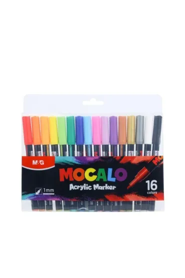 Marker akrylowy 1mm 16 kolor�w M&G