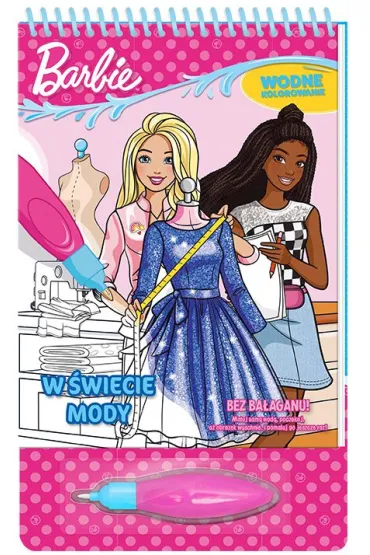W �wiecie mody. Barbie. Wodne kolorowanie