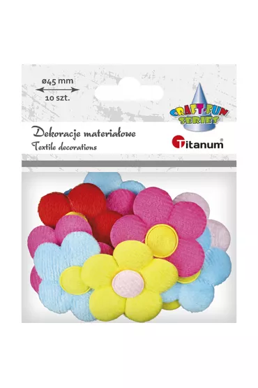 Hasta Aplikacje materia�owe kwiaty 4.5 x 4.5 cm