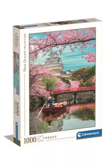 Puzzle 1000 el. HQ Himeji Castle in Spring Clementoni