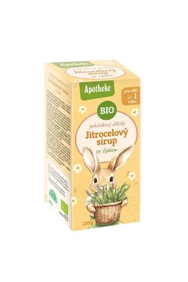 Apotheke Syrop dla dzieci z babki lancetowatej i dzikiej r�y od 1 roku �ycia 250 g Bio