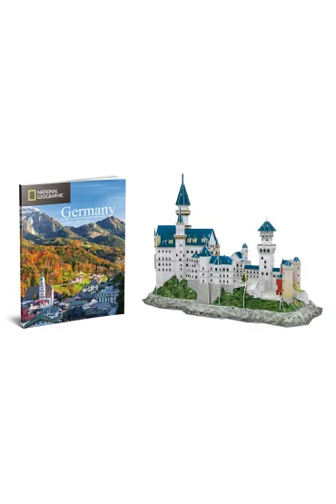 Puzzle 3D 121 el. National Geographic Zamek Neuschwanstein Cubic Fun