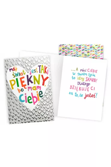 Kukartka Karnet Podzi�kowania (mam Ciebie)
