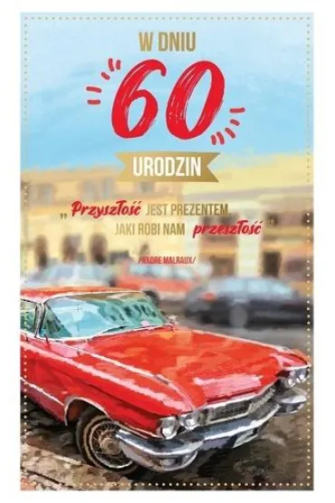 AbCard Kartka okoliczno�ciowa Urodziny 60 P15