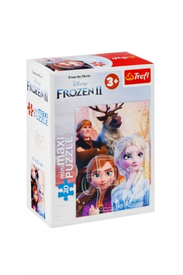 Puzzle 20 el. miniMAXI Przyja�� w Krainie Lodu 2 Trefl