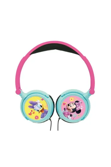 Sk�adane s�uchawki przewodowe stereo myszka minnie z g�o�no�ci� bezpieczn� dla dzieci Lexibook HP010MN