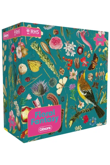 Puzzle 500 Kwiatowa fantazja 113717 Gibsons