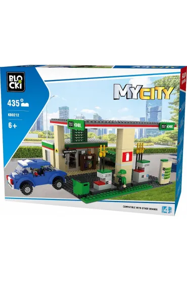 Klocki Blocki MyCity Stacja Benzynowa 435 elem.
