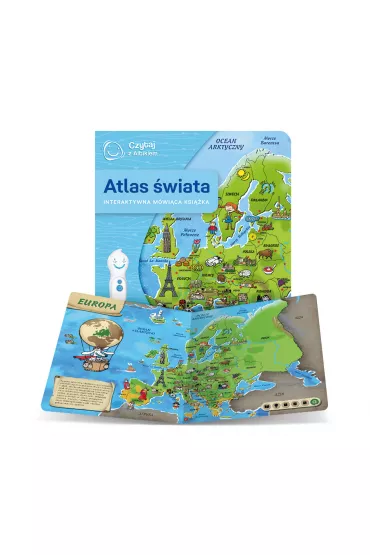 Czytaj z Albikiem. Atlas �wiata. Interaktywna m�wi�ca ksi��ka - Tereza Kocov�