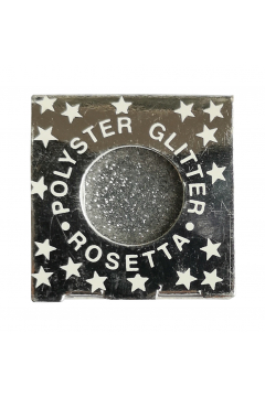 Brokat sypki Rosetta srebrny