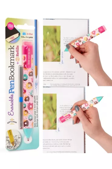 Thinking Gifts Pen Boomkark zak�adka d�ugopis - P�czki + wk�ady