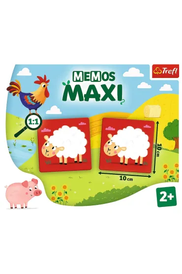 Memos Maxi. Zwierz�ta na farmie. Wersja ukrai�ska