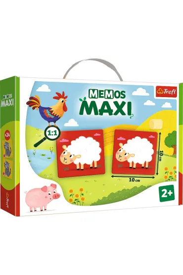 Memos Maxi. Zwierz�ta na farmie. Wersja ukrai�ska